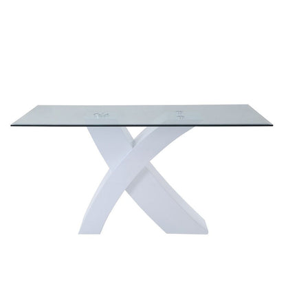 Pervis - Dining Table, alternate view 7 with glass