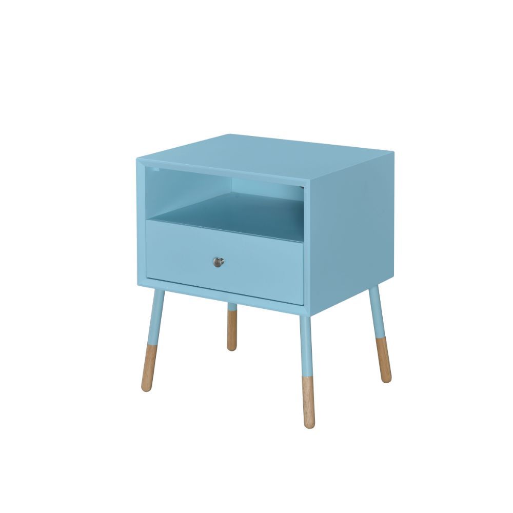 Sonria II - End Table, alternate view 2 with wood construction