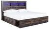 Drystan - Panel Bookcase Bed, alternate view 7 with wood construction