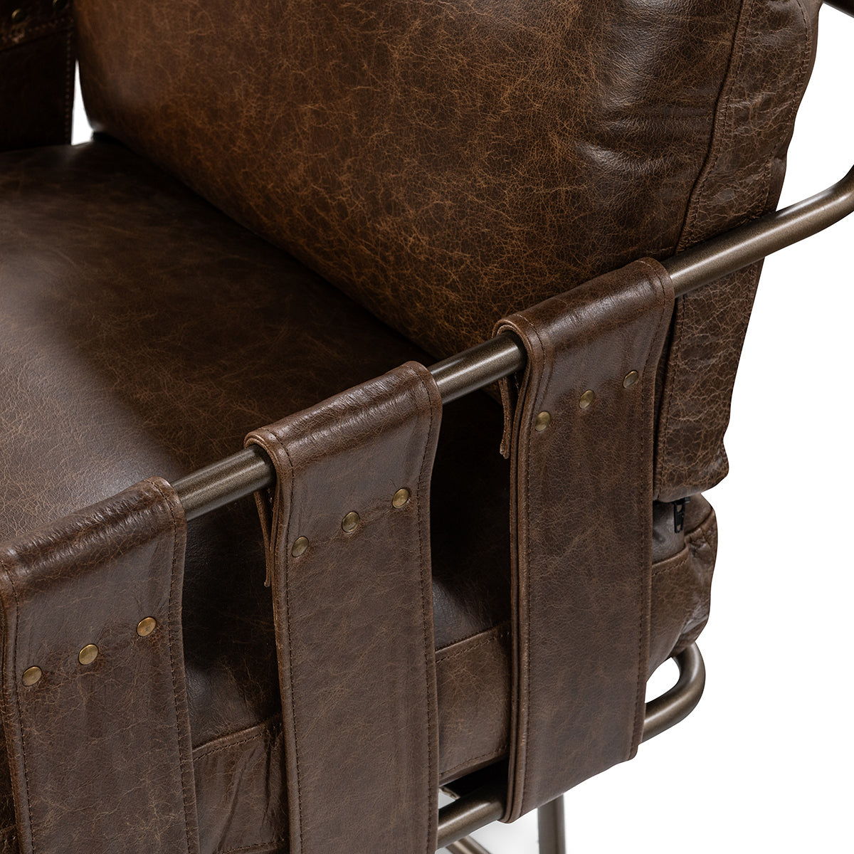 Strapling - Leather Dining Chair, alternate view 23 with top-grain leather