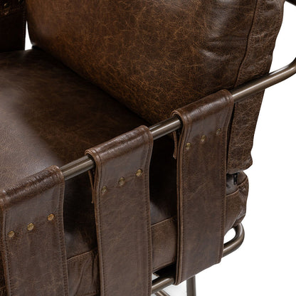 Strapling - Leather Dining Chair, alternate view 23 with top-grain leather