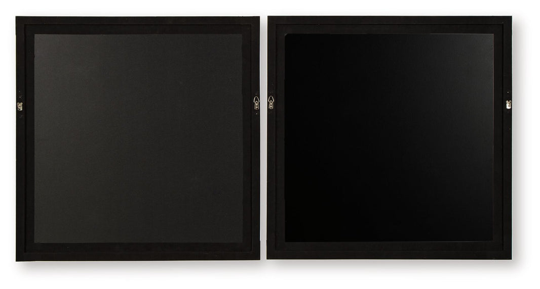 Winbrook - Wall Art Set (Set of 2) - Gray / Tan / Gold Finish