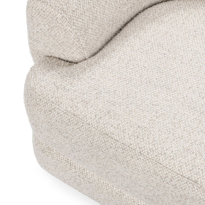 Chassia - Swivel Accent Chair - Dusty Beige, alternate view 7 with polyester fabric
