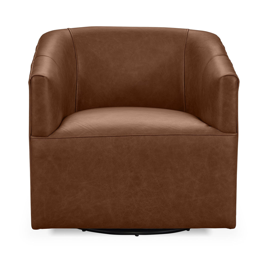 Vernon - Swivel Chair, alternate view 23 with top-grain leather