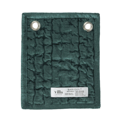 Bari - Velvet Quilt - Emerald
