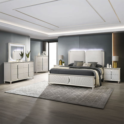 Laveda - Nightstand - Pearl White