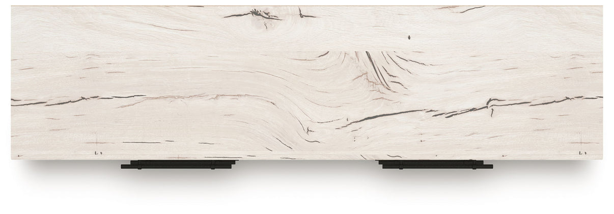 Lawroy - Six Drawer Dresser - Light Natural, alternate view 7 with linen fabric