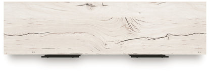 Lawroy - Six Drawer Dresser - Light Natural, alternate view 7 with linen fabric