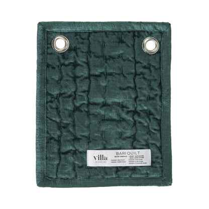 Bari - Velvet Quilt - Emerald - Villa - 8