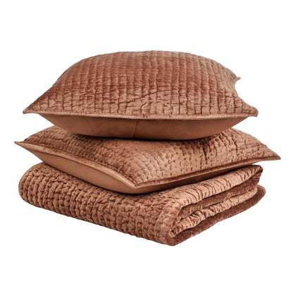 Bari - Velvet Quilt Set - Villa - 80