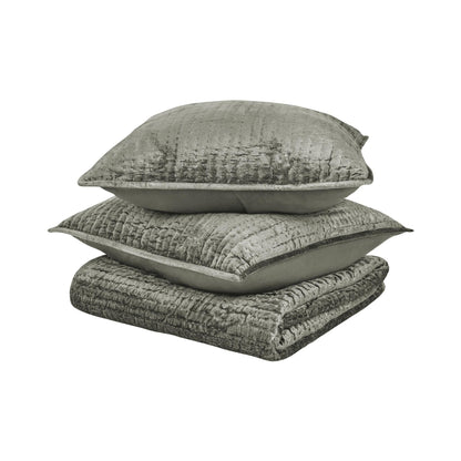 Bari - Velvet Quilt Set - Villa - 20