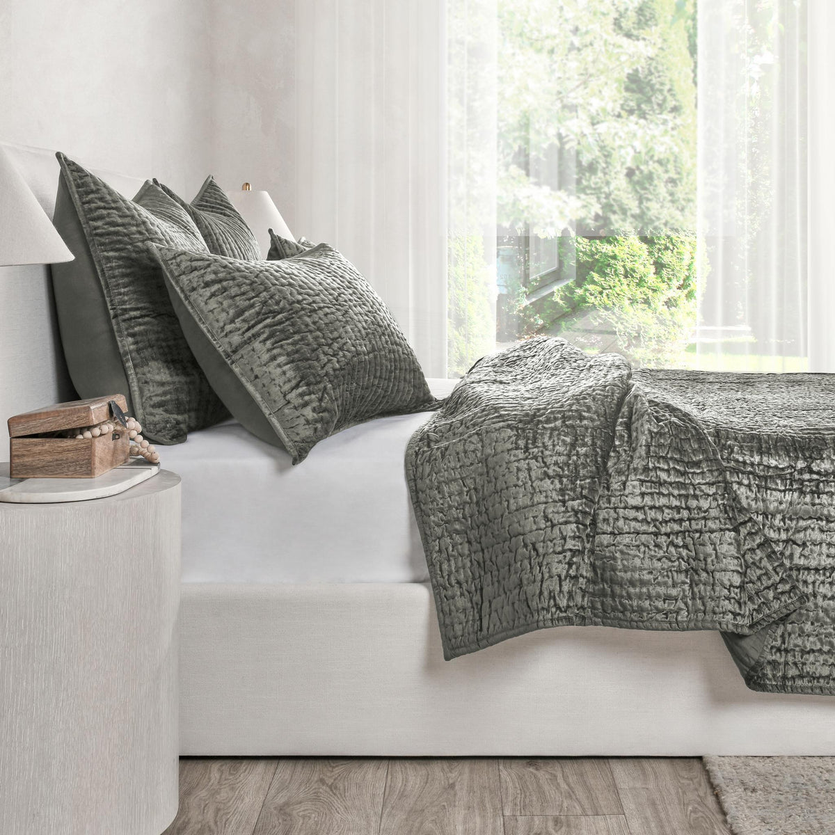 Bari - Velvet Quilt Set - Villa - 37