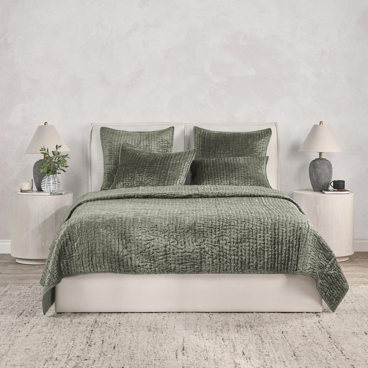 Bari - Velvet Quilt Set - Villa - 32