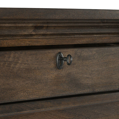 Adelaide - Wood 6 Drawer Chest - Cocoa Brown, alternate view 8