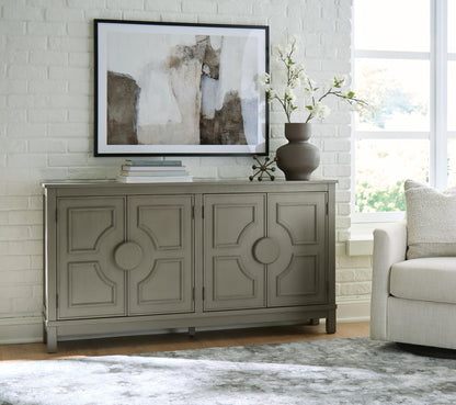 Darlock Accent Cabinet Warm Gray, gallery image 5