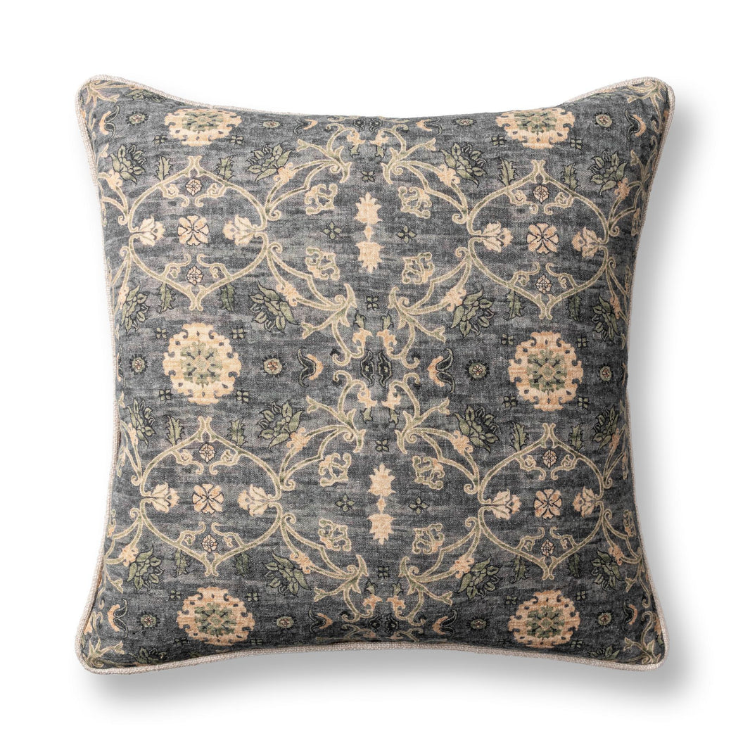 Ira - 22" x 22" Accent Pillow - Blue Sea Multi