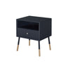 Sonria II - End Table, alternate view 3 with wood construction