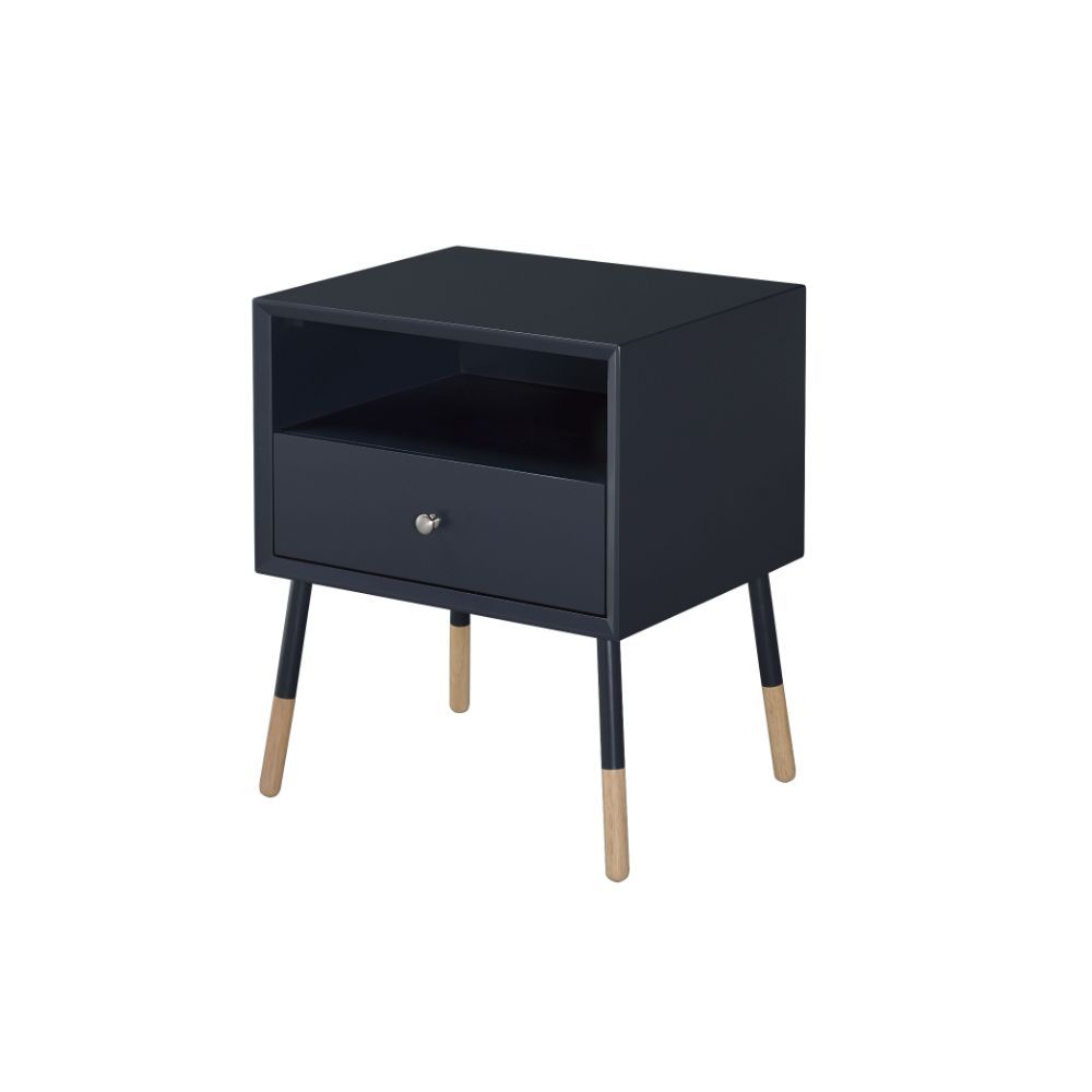 Sonria II - End Table, alternate view 3 with wood construction