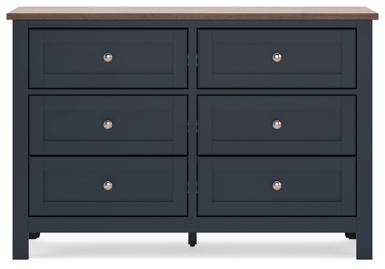 Landocken - Dresser - Brown / Blue, alternate view 8 with wood construction
