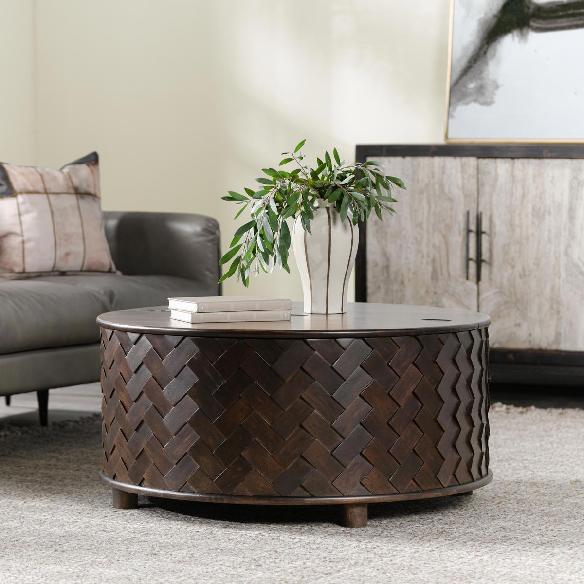 Shira - Mango Wood 24" Round Table, alternate view 12
