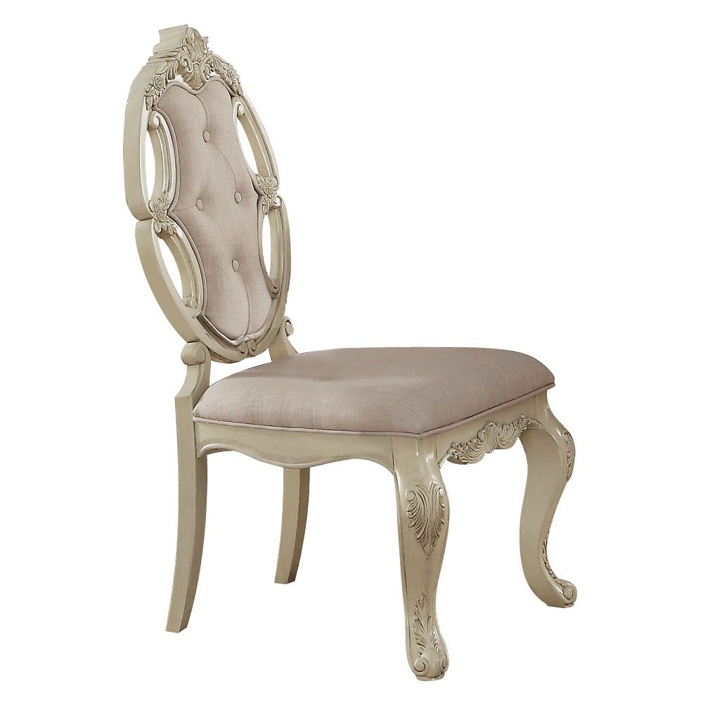 Ragenardus - Side Chair, product view with leather upholstery