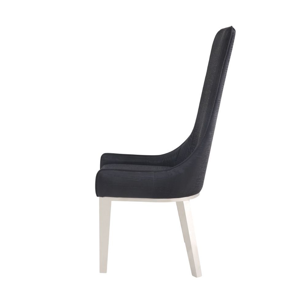 Gianna - Dining Chair, alternate view 6 with velvet upholstery