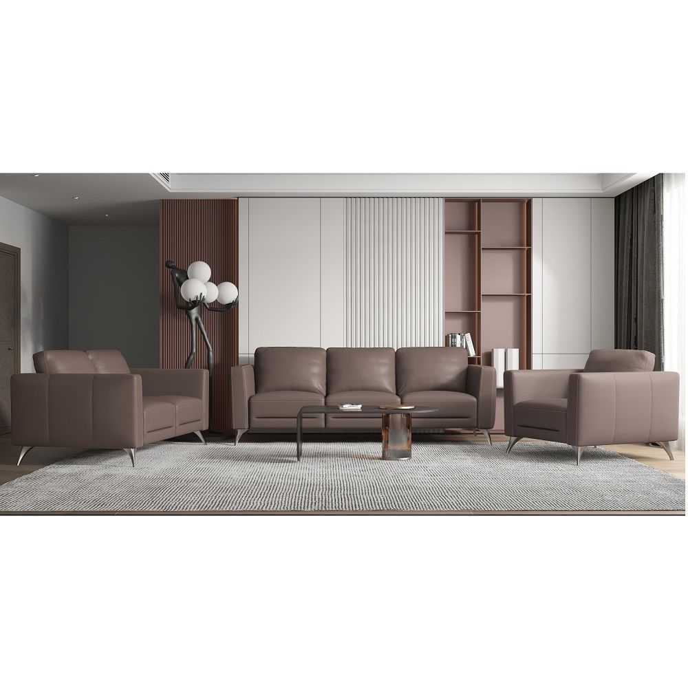 Malaga - Chair, alternate view 9 with leather upholstery