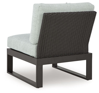 Beachloft - 5-Piece Outdoor Sectional - Black / Gray - Signature Design by Ashley® - 8