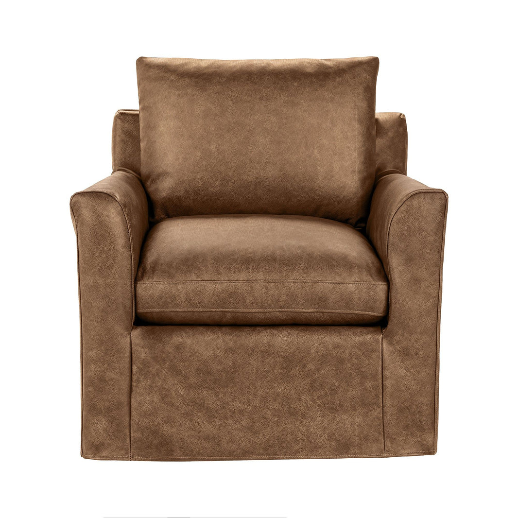 Cassiano - Swivel Chair, alternate view 20 with leather upholstery