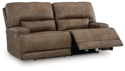 Beckley Place - 2 Pc. - Power Reclining Sofa And Loveseat - Earth - Signature Design by Ashley® - 3