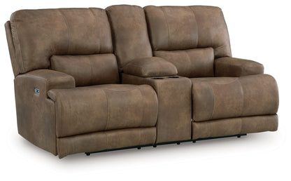 Beckley Place - 2 Pc. - Power Reclining Sofa And Loveseat - Earth - Signature Design by Ashley® - 9