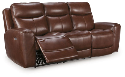 Bexhurst - 2 Pc. - Power Reclining Sofa And Loveseat - Mahogany - Signature Design by Ashley® - 3