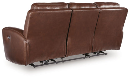 Bexhurst - 2 Pc. - Power Reclining Sofa And Loveseat - Mahogany - Signature Design by Ashley® - 8