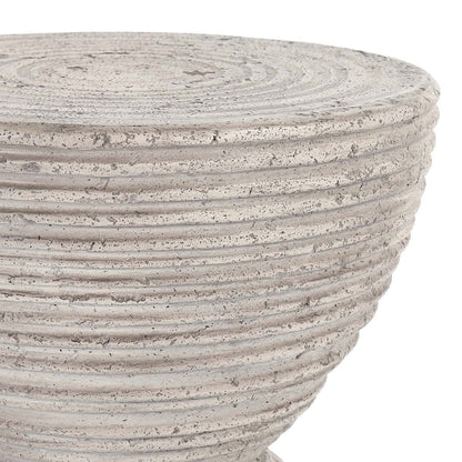 Corey - Outdoor Accent Table - Light Gray
