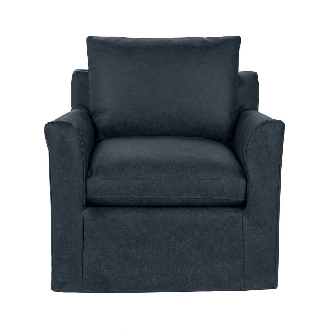 Cassiano - Swivel Chair, alternate view 21 with leather upholstery