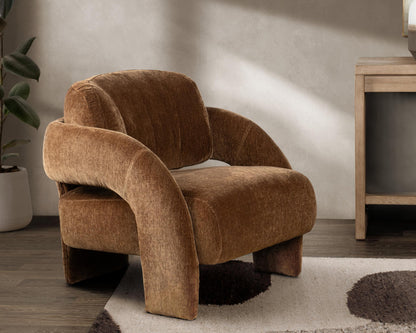 Salino - Upholstered Lounge Chair, alternate view 13 with polyester fabric