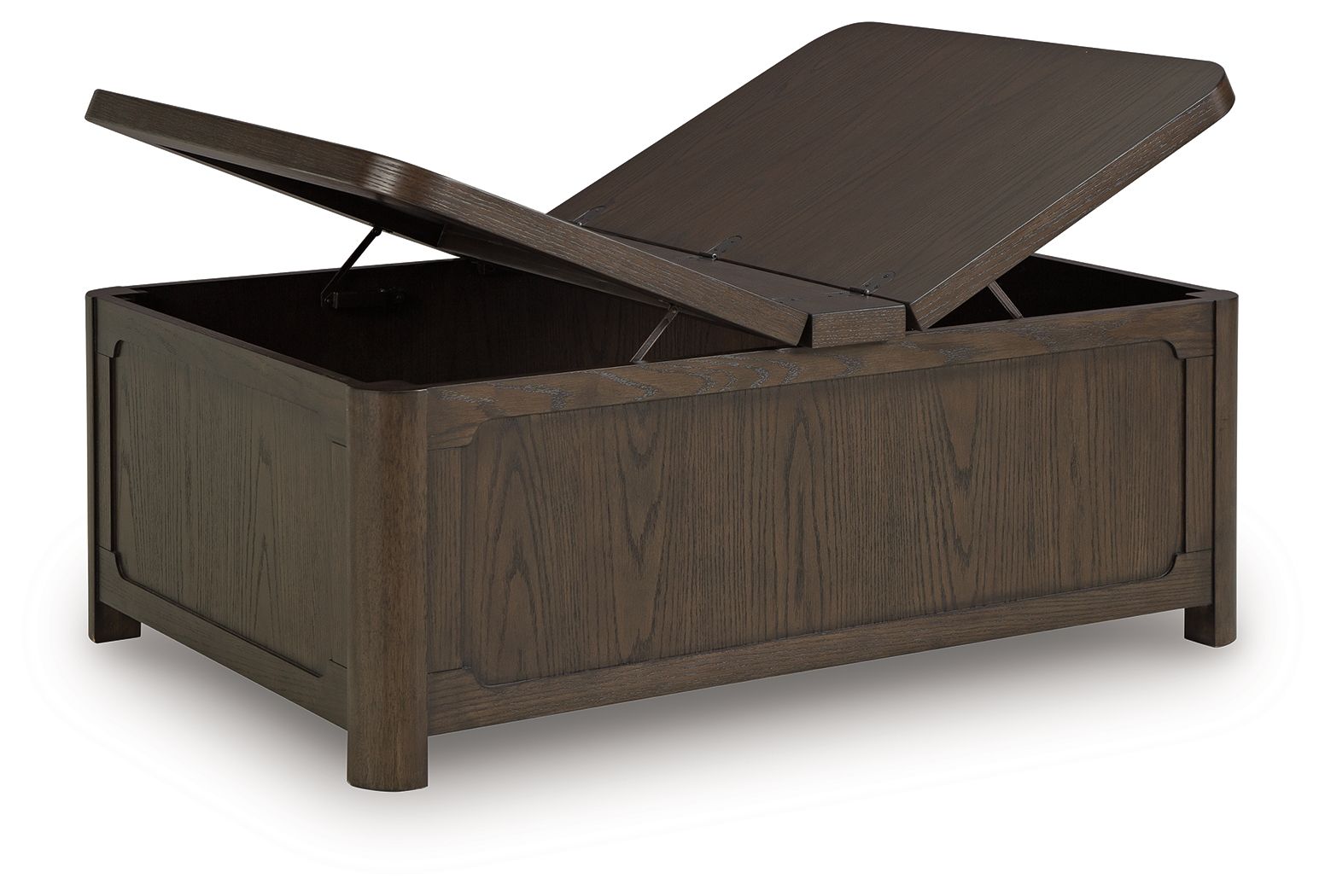 Breckington - Cocktail Table With Storage - Dark Brown - Signature Design by Ashley® - 2