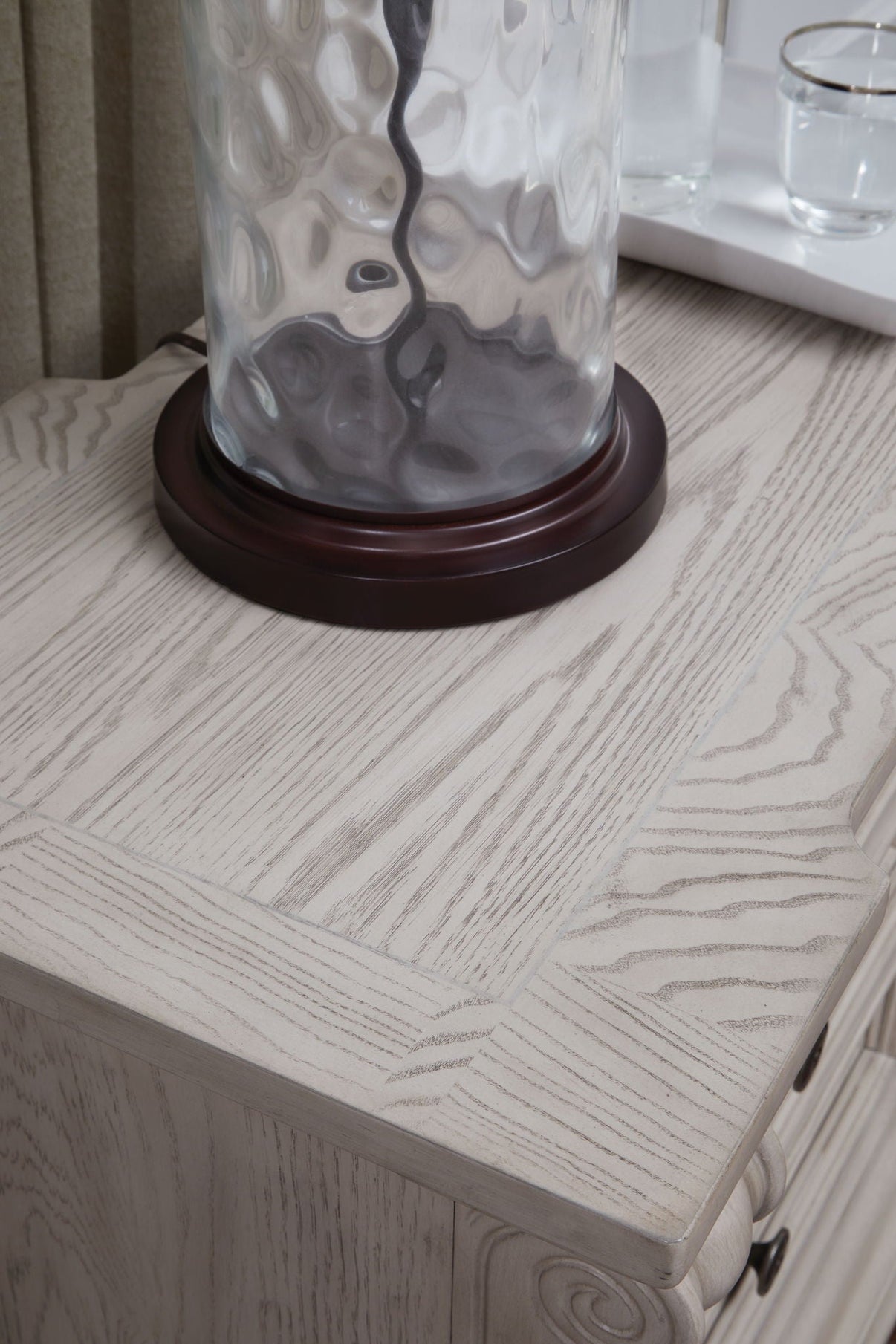 Bruchandi - Three Drawer Night Stand - Antique White - Signature Design by Ashley® - 6