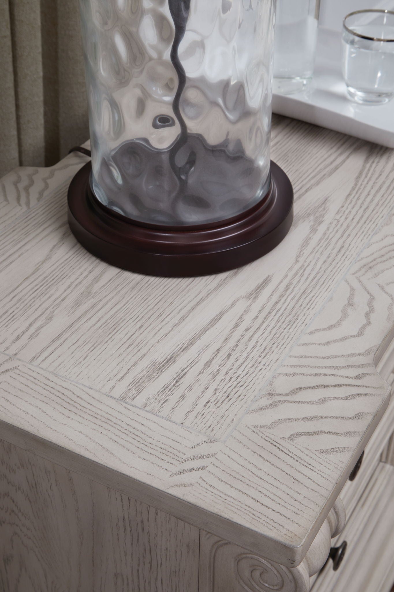 Bruchandi - Three Drawer Night Stand - Antique White - Signature Design by Ashley® - 6