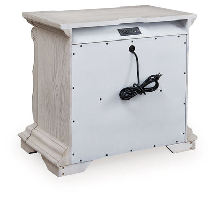 Bruchandi - Three Drawer Night Stand - Antique White - Signature Design by Ashley® - 7