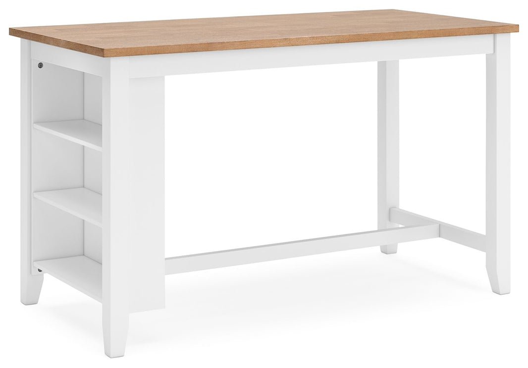 Gesthaven - Rectangular Dining Room Counter Table, alternate view 3 with wood construction