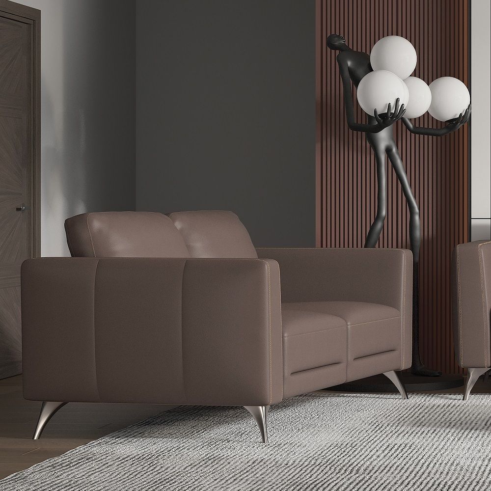 Malaga - Loveseat, alternate view 8 with leather upholstery