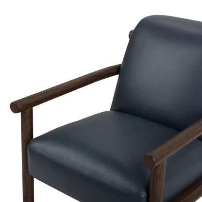 Azoria - Accent Chair, alternate view 16 with top-grain leather