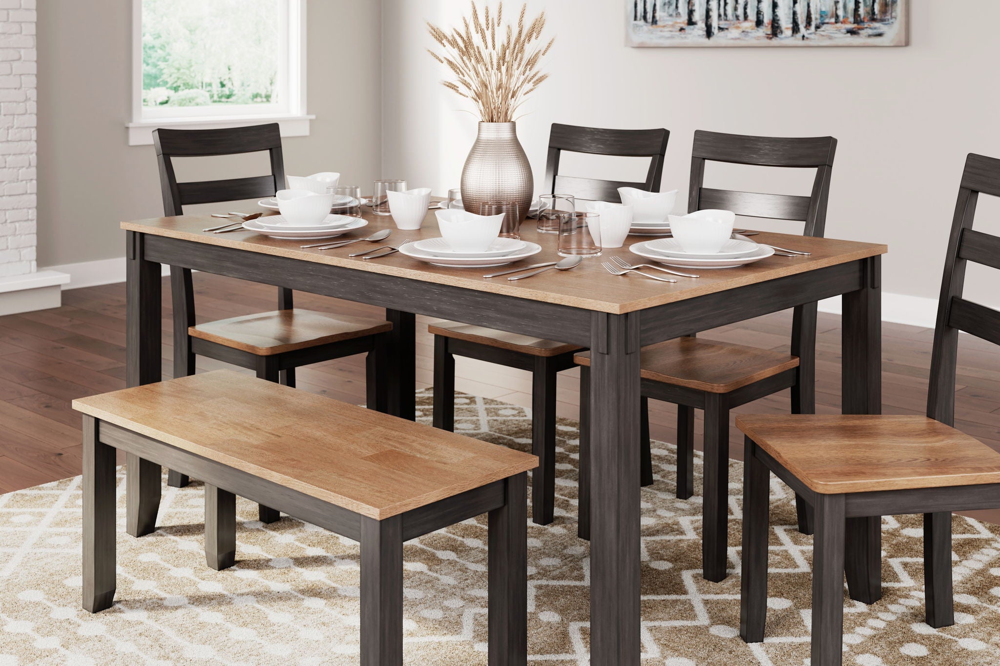 Gesthaven - Dining Room Table Set, alternate view 20 with wood construction