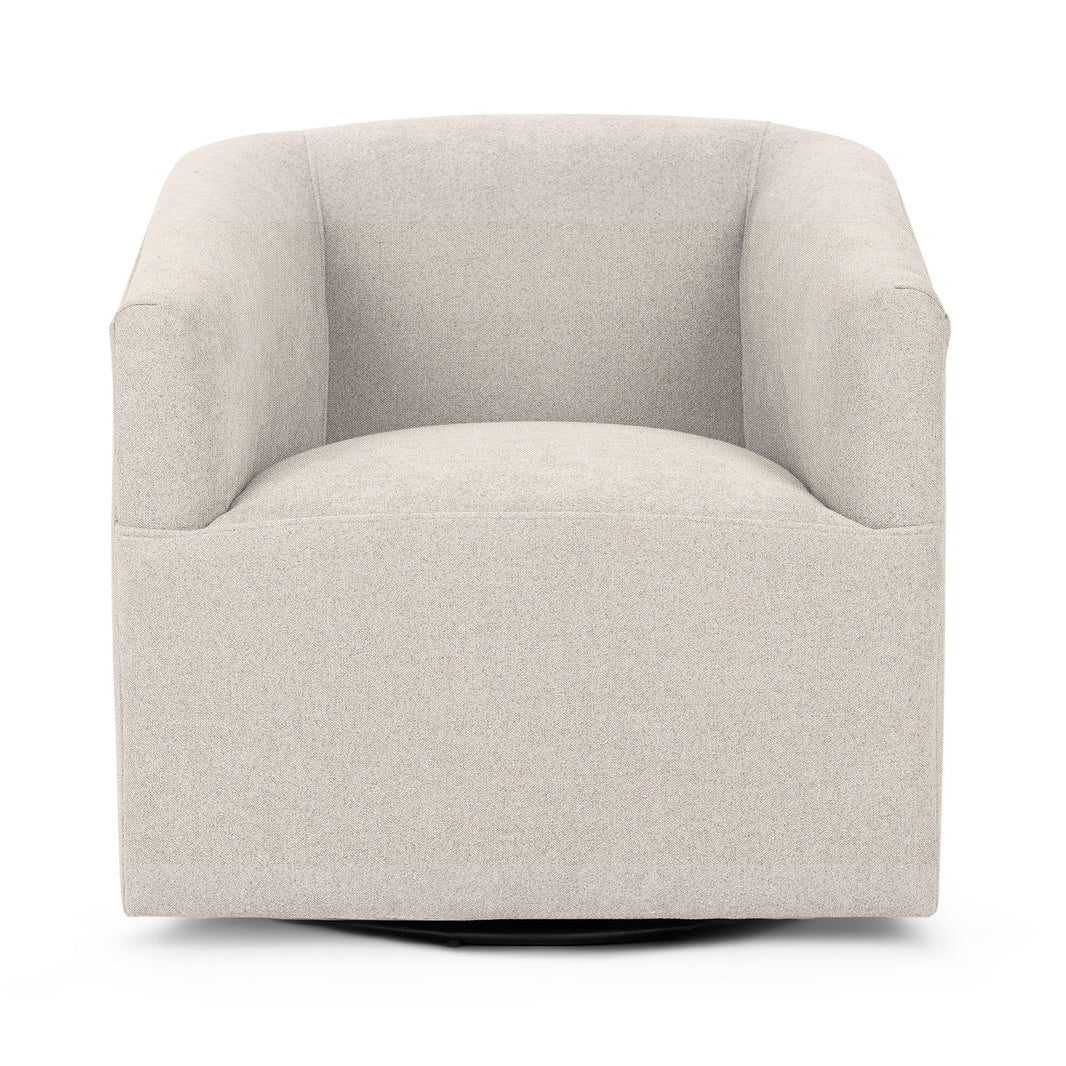 Vernon - Swivel Chair, alternate view 25 with top-grain leather