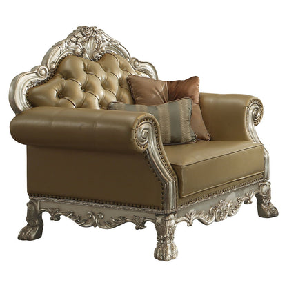 Dresden - Chair, alternate view 10 with leather upholstery