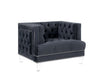 Ansario - Chair, product view with velvet upholstery