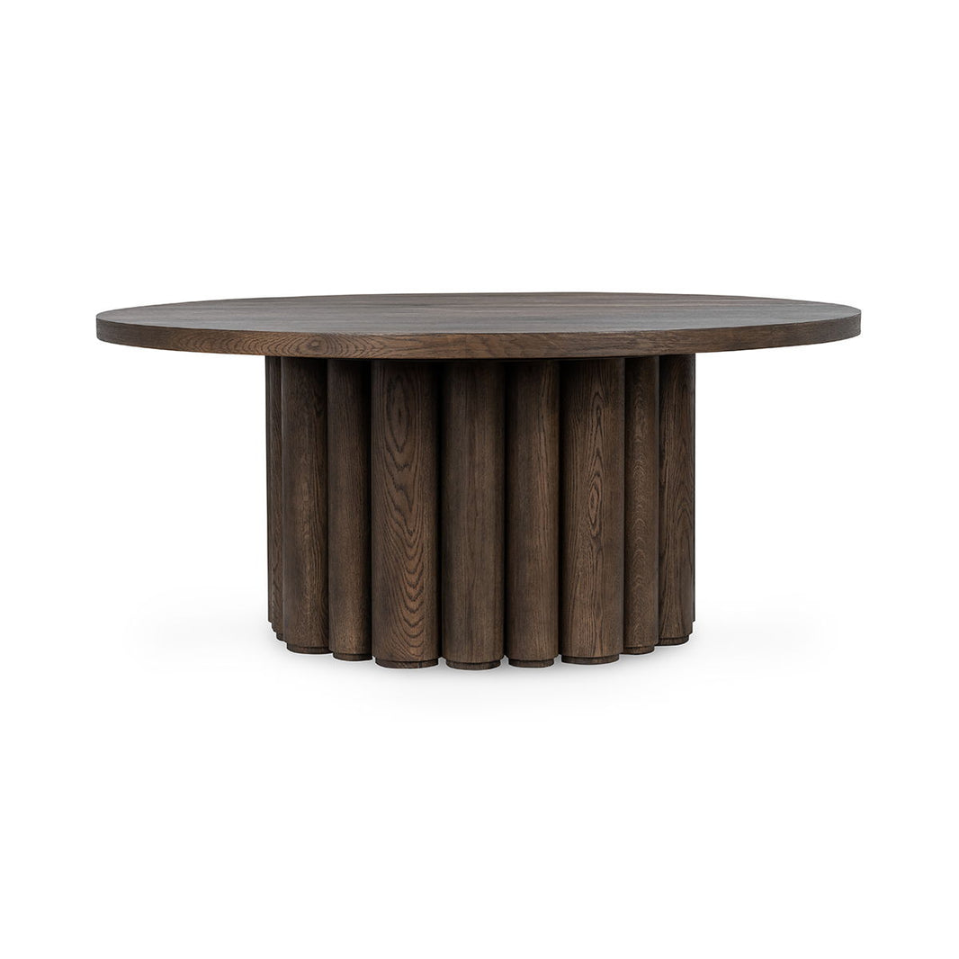 Tiber - Round Dining Table, alternate view 4 with solid wood