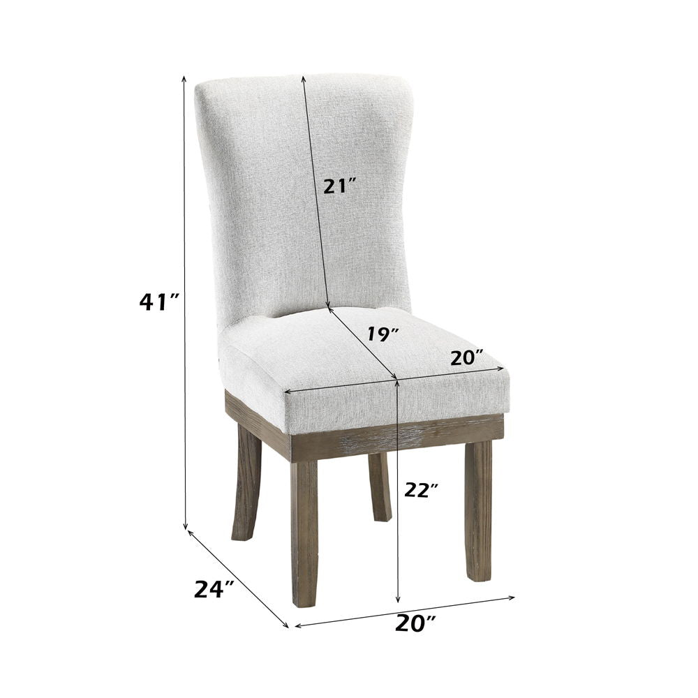 Landon - Side Chair (Set of 2), alternate view 13 with linen fabric