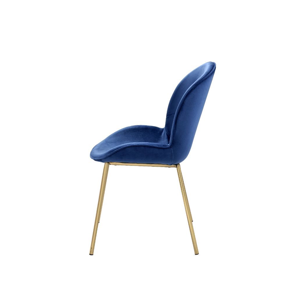 Chuchip - Side Chair, alternate view 7 with velvet upholstery